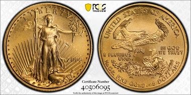 2006 $5 Gold Eagle MS68