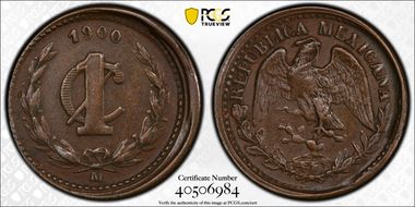 1900-M 1C Wide date AU55BN