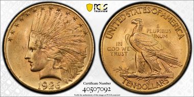 1926 $10 MS64+