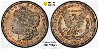 1921-D $1 MS65