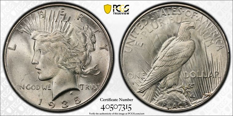 Cert 40507315 - Coin Image