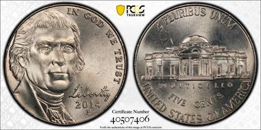 2014-P 5C MS65FS