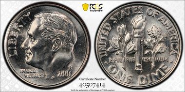 2001-D 10C MS64FB