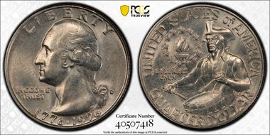 1976-D 25C Clad MS62