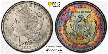 1885-O $1 MS64