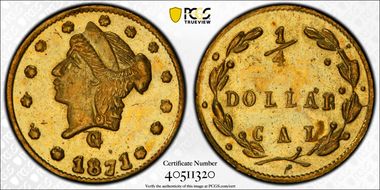 1871 G25C BG-838 MS64