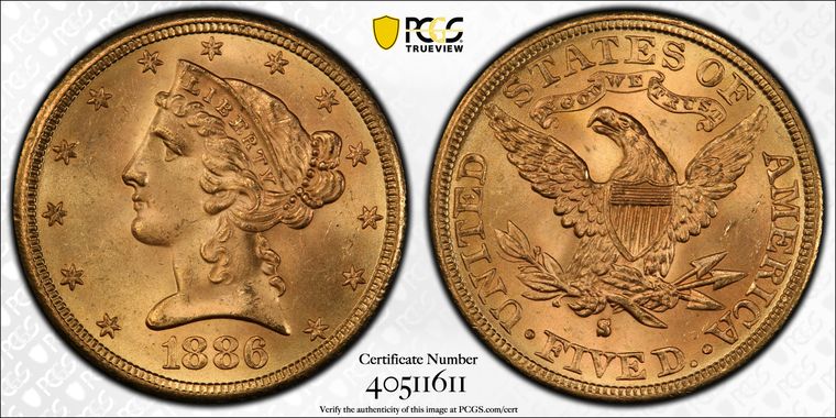 Cert 40511611 - Coin Image