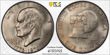 1976-D $1 Type 1 MS65