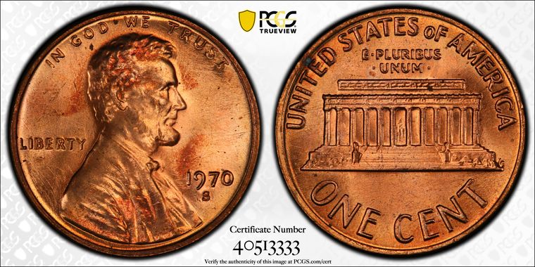 Cert 40513333 - Coin Image