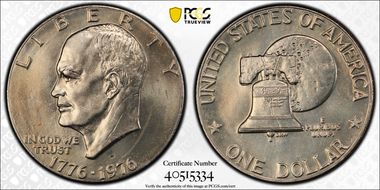 1976-D $1 Type 2 MS66