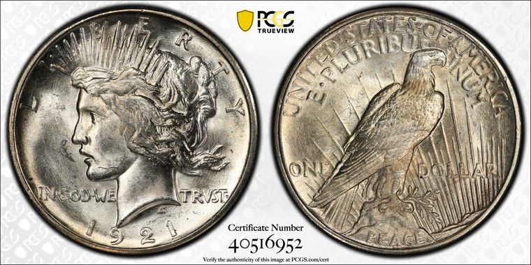 Cert 40516952 - Coin Image