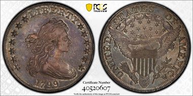 1799 $1 AU58