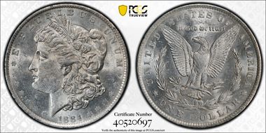 1884-O $1 MS61