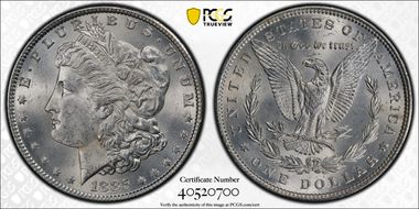 1885 $1 MS64