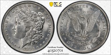 1882-O $1 MS62
