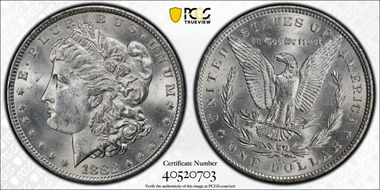 1882-CC $1 MS63