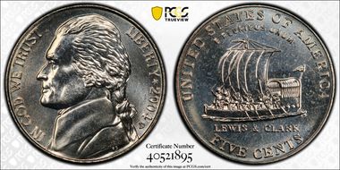 2004-D 5C Keel Boat MS66