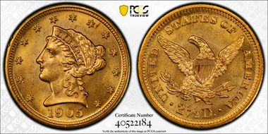 1905 $2.50 MS64
