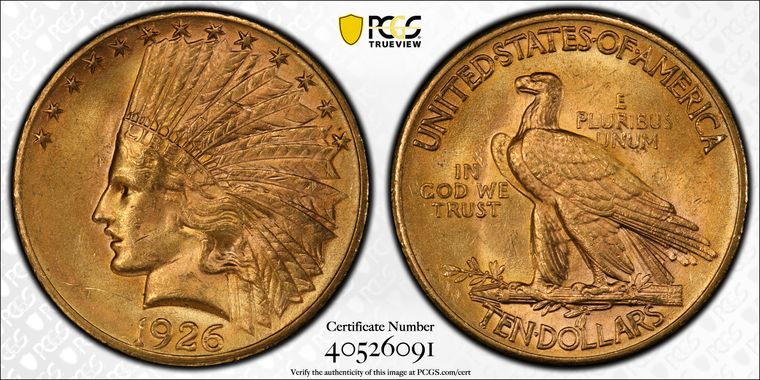 Cert 40526091 - Coin Image