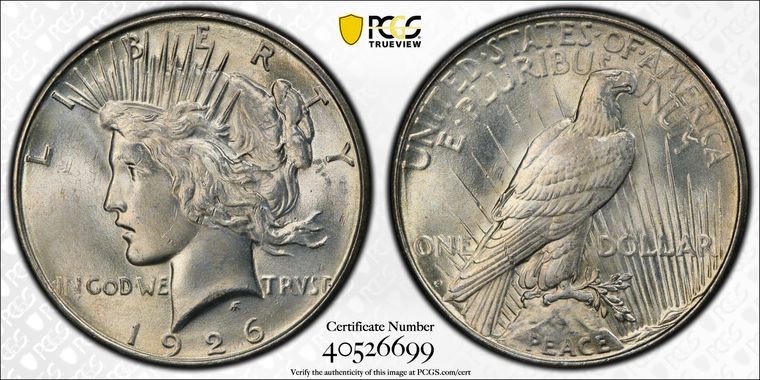 Cert 40526699 - Coin Image