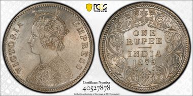 1879-C Rupee SW-6.45 MS64