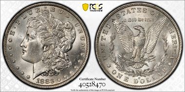 1883-O $1 MS63