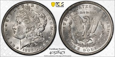 1888-O $1 MS62
