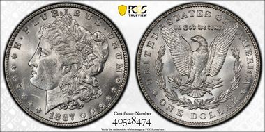 1887 $1 MS61