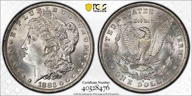 1883-O $1 MS63