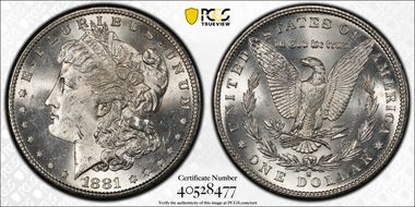 1881-S $1 MS63