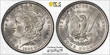 1884-O $1 MS64
