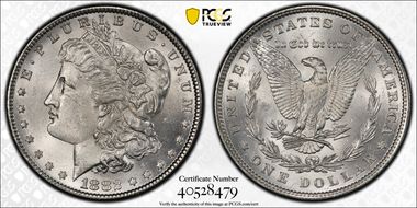 1882 $1 MS62