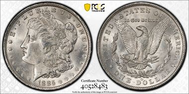 1885-O $1 MS62