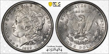 1889 $1 MS62