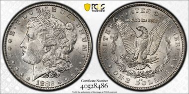 1882-CC $1 MS62
