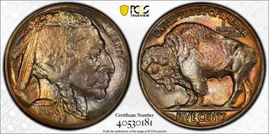 1913-S 5C Type 2 MS66