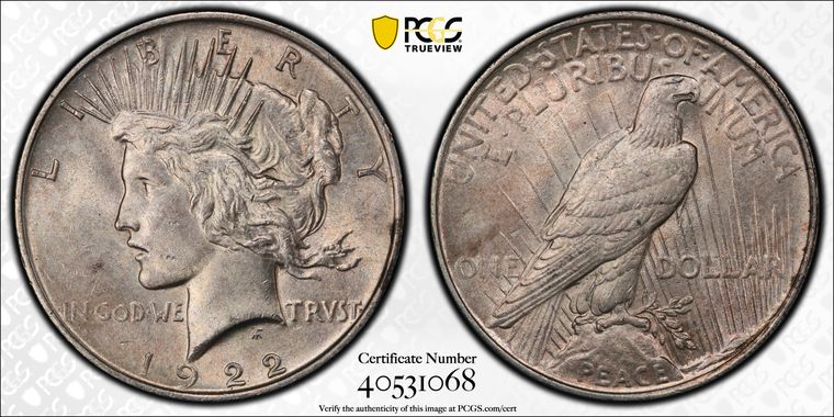 Cert 40531068 - Coin Image