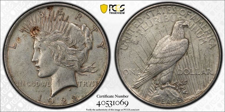 Cert 40531069 - Coin Image