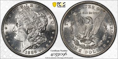 1886 $1 MS63