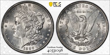 1886 $1 MS63