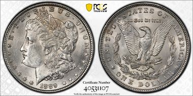 1889 $1 MS62