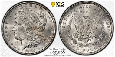 1889 $1 MS62