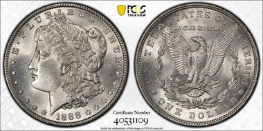 1888 $1 MS63