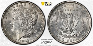 1883-O $1 MS62