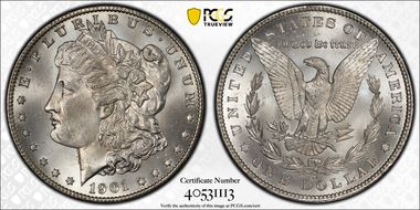 1901-O $1 MS65