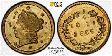 1865 25C BG-802 MS65