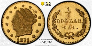 1871 G25C BG-813 MS66+