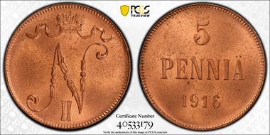 1916 5 Pen KM-15 MS64RD