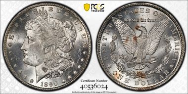 1890-CC $1 MS62