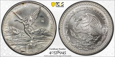 1998-Mo Onza Libertad Ag MS65+